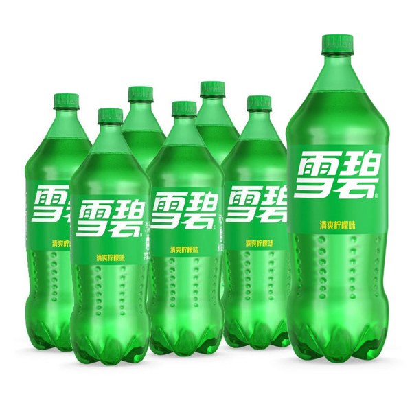 雪碧汽水 整组6瓶