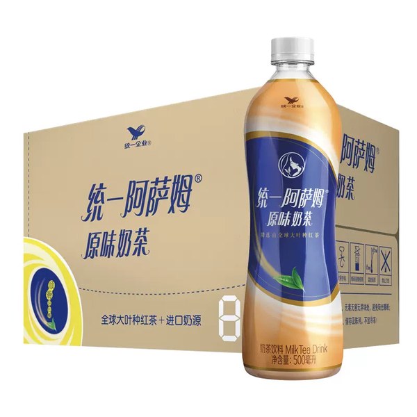 统一阿萨姆奶茶 500ml×6瓶